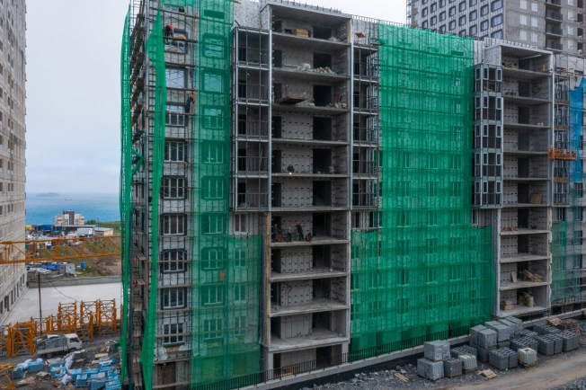 Купить двухкомнатную квартиру в новостройках на улице Океанский проспект в Владивостоке. Вариант № 4136902, 4, площадь -  квм, цена 13266750 рублей