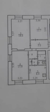 Купить трехкомнатную квартиру в Калуге. Вариант № 54220, 13, площадь -  квм, цена 5500000 рублей