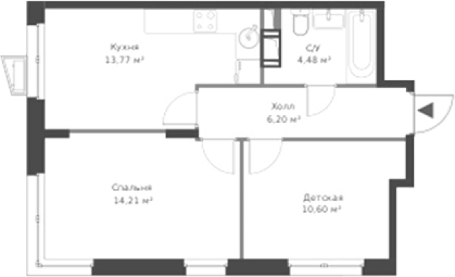 Купить квартиру в новостройках в ЖК Veren Nort Сертолово в Сертолове. Вариант № 6057362, 0, площадь -  квм, цена 7958383 рублей