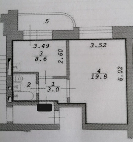Снять квартиру у метро Площадь Маркса в Новосибирске. Вариант № 9692679, 22, площадь -  квм, цена 30000 рублей