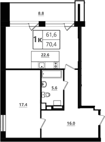 Купить двухкомнатную квартиру на улице Приморское шоссе в Санкт-Петербурге. Вариант № 4043998, 0, площадь -  квм, цена 41293683 рублей