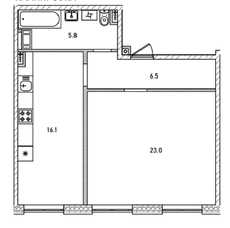 Купить квартиру в новостройках в ЖК Куприн в Гатчине. Вариант № 6831430, 0, площадь -  квм, цена 6512500 рублей