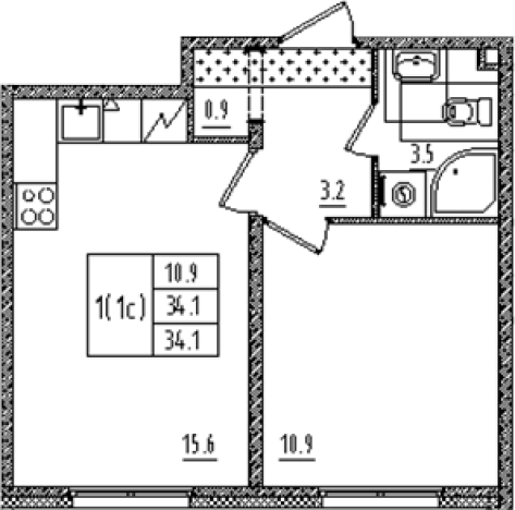 Купить двухкомнатную квартиру в новостройках на улице Товарищеский проспект в Санкт-Петербурге. Вариант № 6609211, 0, площадь -  квм, цена 10024104 рублей
