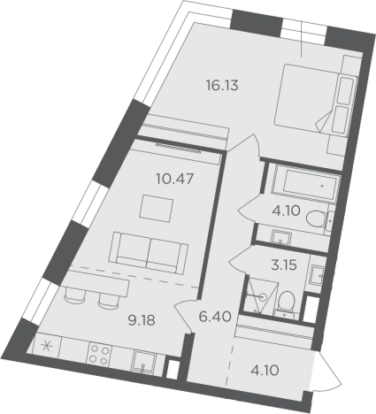 Купить квартиру в ЖК FORIVER в Москве. Вариант № 73807, 0, площадь -  квм, цена 29077496 рублей