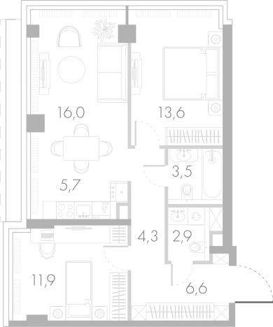 Купить квартиру на улице Кутузовский проезд в Москве. Вариант № 74821, 0, площадь - квм, цена 59343903.0000 рублей