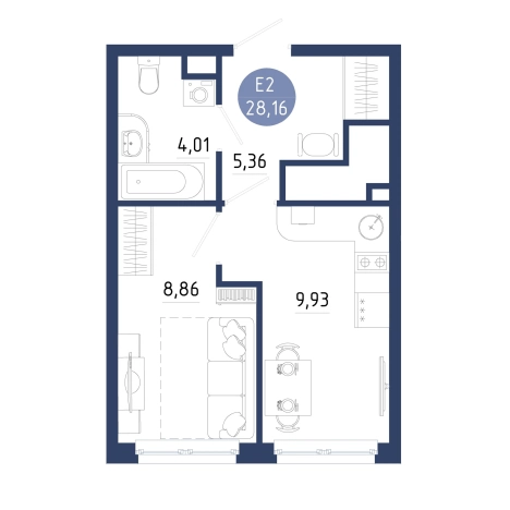 Купить квартиру в новостройках на улице Птицеводов в Рязани. Вариант № 8529341, 0, площадь -  квм, цена 3659955 рублей
