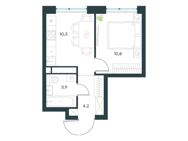 Купить квартиру в новостройках в ЖК Level Мичуринский в Москве. Вариант № 1450810, 0, площадь -  квм, цена 29935424 рублей