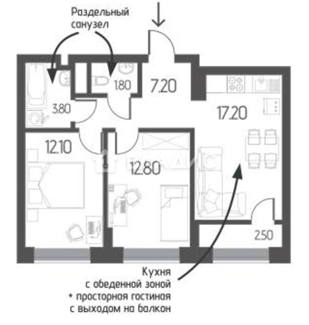 Купить квартиру в ЖК Пломбир в Воронеже. Вариант № 153067, 0, площадь -  квм, цена 7998000 рублей