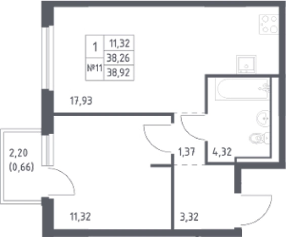 Купить квартиру в новостройках у метро Пролетарская в Ленинградской области. Вариант № 6900149, 0, площадь -  квм, цена 5832776 рублей