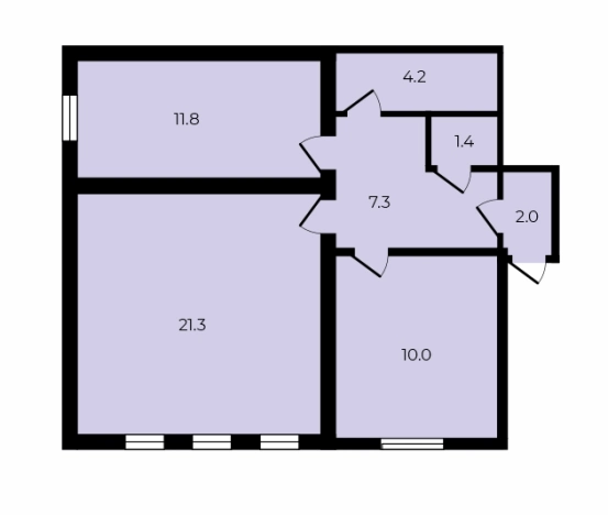 Купить дом на улице Шоссейная в Владимирской области. Вариант № 11510, 6, площадь - квм, цена 2850000 рублей