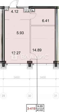 Купить квартиру в районе Марьина Роща в Москве. Вариант № 3227884, 0, площадь - квм, цена 23790000 рублей