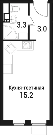 Купить Студию в ЖК Дом в Малаховке в Московской области. Вариант № 131788, 0, площадь - квм, цена 4747107 рублей