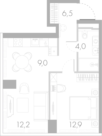 Купить квартиру в районе Дорогомилово в Москве. Вариант № 90817, 0, площадь -  квм, цена 39248940 рублей