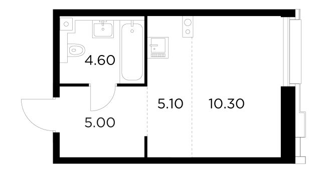 Купить квартиру в новостройках в ЖК INJOY в Москве. Вариант № 9104896, 1, площадь -  квм, цена 16727000 рублей