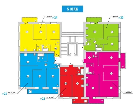 Купить квартиру в новостройках в Вологодской области. Вариант № 149731, 0, площадь -  квм, цена 7540200 рублей