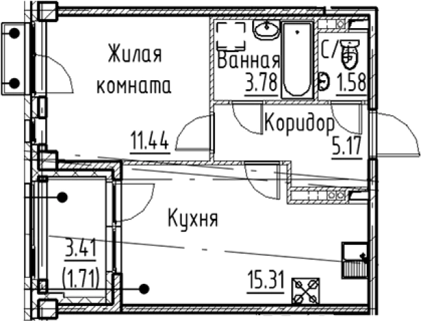 Купить двухкомнатную квартиру в новостройках в ЖК Кронфорт в Санкт-Петербурге. Вариант № 6830469, 0, площадь -  квм, цена 10897280 рублей