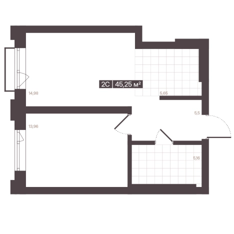 Купить квартиру в новостройках в районе Центральный в Кемерове. Вариант № 170669, 1, площадь -  квм, цена 7577475 рублей