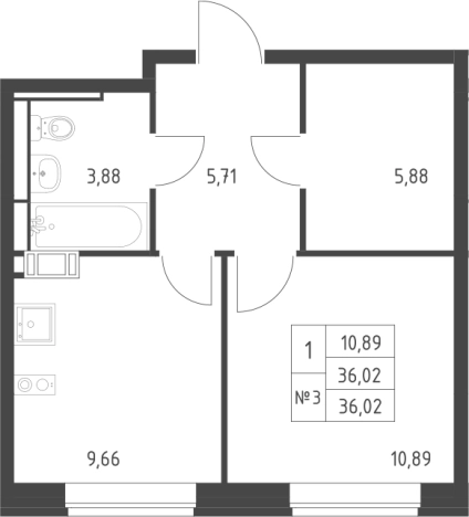 Купить квартиру в новостройках в ЖК Живи! В Рыбацком в Санкт-Петербурге. Вариант № 6629072, 0, площадь -  квм, цена 9890966 рублей