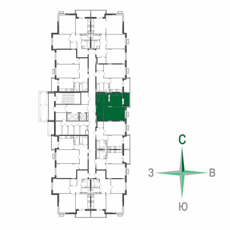 . Вариант № 2731643, 4, площадь - 39.8 квм, цена 4397900 рублей
