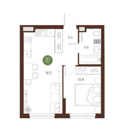 Купить квартиру на улице Ясный Берег в Новосибирске. Вариант № 9935282, 0, площадь -  квм, цена 6765000 рублей