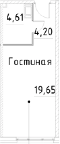 Купить Студию на улице проспект Большевиков в Санкт-Петербурге. Вариант № 7596446, 0, площадь -  квм, цена 5869051 рублей