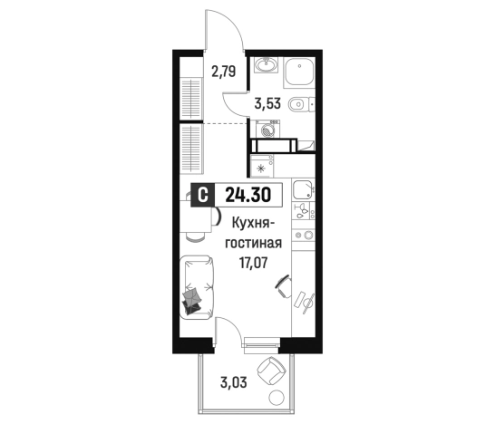 Купить квартиру в новостройках в ЖК Максималист в Мурине. Вариант № 6866560, 0, площадь -  квм, цена 4797950 рублей