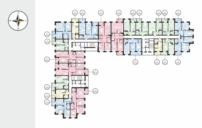 Купить квартиру в ЖК Соколиный Парк в Владимире. Вариант № 125034, 1, площадь -  квм, цена 5392910 рублей