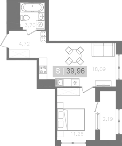 Купить двухкомнатную квартиру в новостройках в районе Московский в Санкт-Петербурге. Вариант № 5564495, 0, площадь -  квм, цена 14674430 рублей