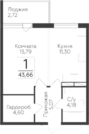Купить однокомнатную квартиру в ЖК Финский квартал в Ленинградской области. Вариант № 9630391, 0, площадь -  квм, цена 5921169 рублей
