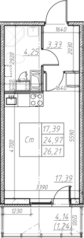 Купить квартиру в новостройках в ЖК Левитан в Мурине. Вариант № 6852904, 0, площадь - квм, цена 4483364 рублей