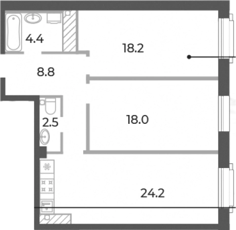 Купить трехкомнатную квартиру в новостройках у метро Крестовский остров в Санкт-Петербурге. Вариант № 5254624, 0, площадь -  квм, цена 53759100 рублей