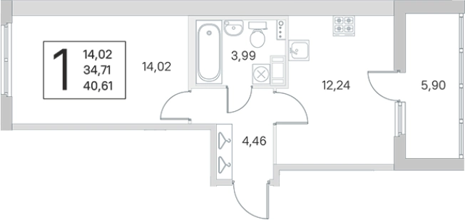 Купить квартиру в новостройках в ЖК Любоград в Стрельне в Санкт-Петербурге. Вариант № 6866368, 0, площадь -  квм, цена 8694855 рублей