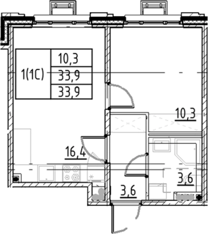 Купить двухкомнатную квартиру в новостройках в ЖК Пулково Lake в Санкт-Петербурге. Вариант № 7597526, 0, площадь -  квм, цена 7828391 рублей