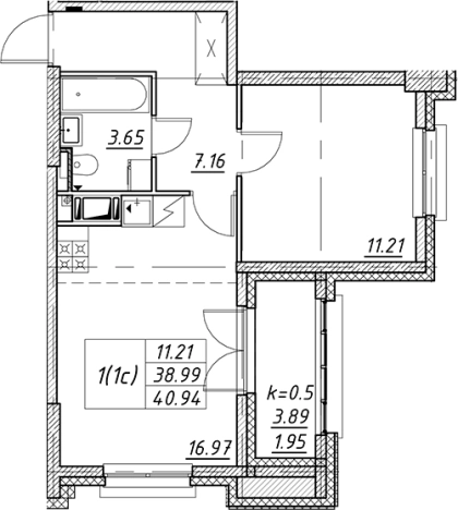 Купить двухкомнатную квартиру в новостройках в ЖК Цивилизация на Неве в Санкт-Петербурге. Вариант № 7850284, 0, площадь -  квм, цена 12633592 рублей