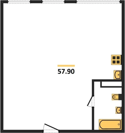 Купить квартиру в новостройках в Приморском крае. Вариант № 73438, 0, площадь -  квм, цена 6986137 рублей