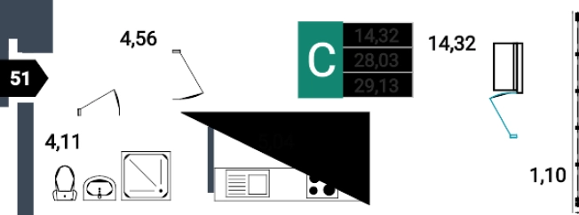 Купить квартиру в ЖК Красивый в Чите. Вариант № 159918, 0, площадь -  квм, цена 6195842 рублей