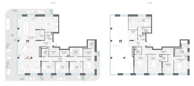 Купить четырехкомнатную квартиру в новостройках в ЖК FORIVER в Москве. Вариант № 169109, 0, площадь -  квм, цена 244440000 рублей