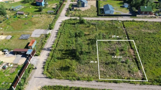 Купить земельный участок на улице 3-й Скандинавский проезд в Ленинградской области. Вариант № 18526, 1, площадь -  квм, цена 2000000 рублей