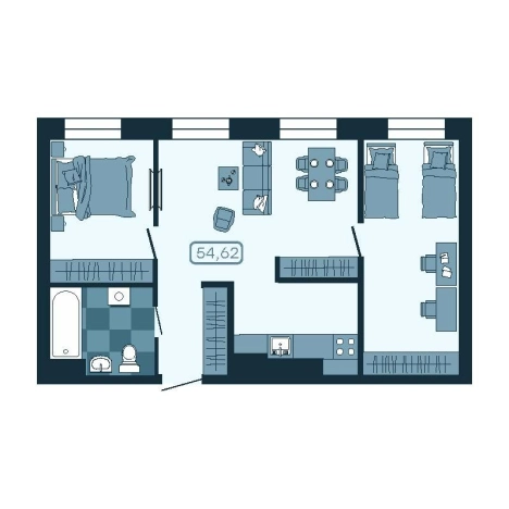 Купить квартиру в новостройках в ЖК Соболь в Владивостоке. Вариант № 5548283, 0, площадь -  квм, цена 9222587 рублей