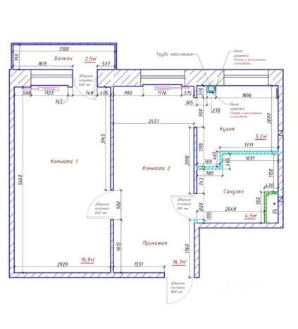 Купить квартиру в Москве. Вариант № 8482484, 14, площадь - квм, цена 22000000 рублей