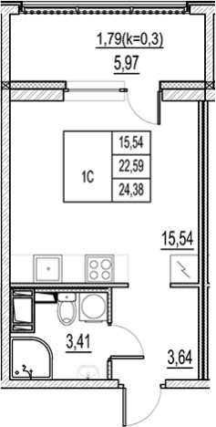 Купить квартиру в новостройках в ЖК Город-спутник Южный в Санкт-Петербурге. Вариант № 6255974, 0, площадь -  квм, цена 4555000 рублей