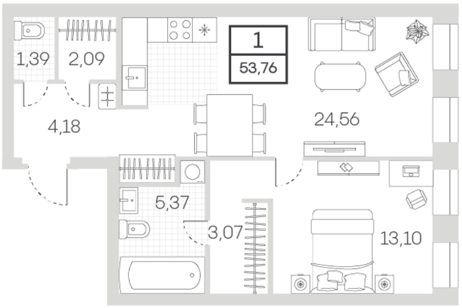 Купить квартиру у метро Тульская в Москве. Вариант № 78590, 0, площадь - квм, цена 29562500 рублей