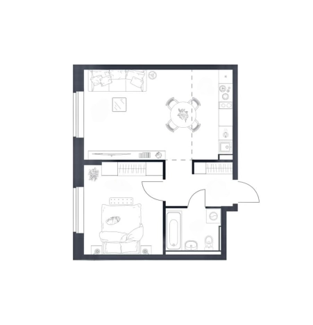 Купить двухкомнатную квартиру на вторичке в Видном. Вариант № 7261286, 28, площадь -  квм, цена 10950000 рублей