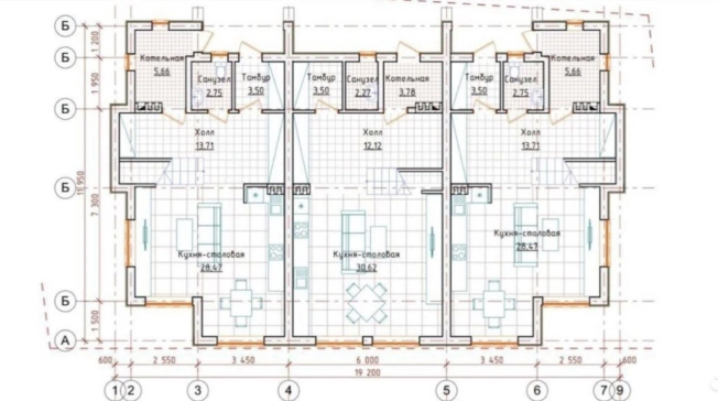 Купить таунхаус в Калининграде. Вариант № 1990, 22, площадь -  квм, цена 12490000 рублей