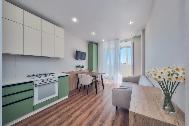 Купить однокомнатную квартиру в районе Железнодорожный в Рязани. Вариант № 47930, 2, площадь -  квм, цена 8770000 рублей