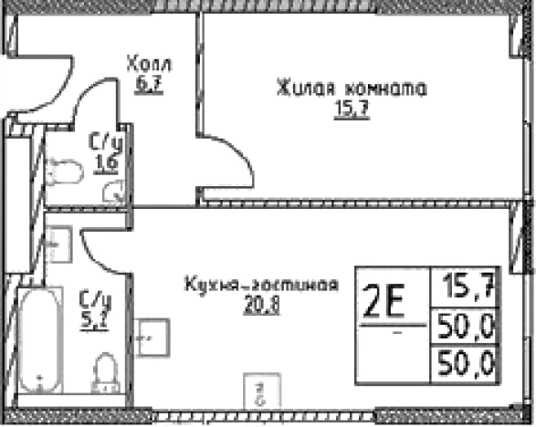 Купить двухкомнатную квартиру в районе Черёмушки в Москве. Вариант № 10307004, 0, площадь -  квм, цена 18505000 рублей