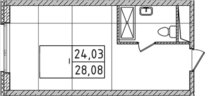 Купить Студию у метро Ладожская в Санкт-Петербурге. Вариант № 8993538, 0, площадь -  квм, цена 6538737 рублей