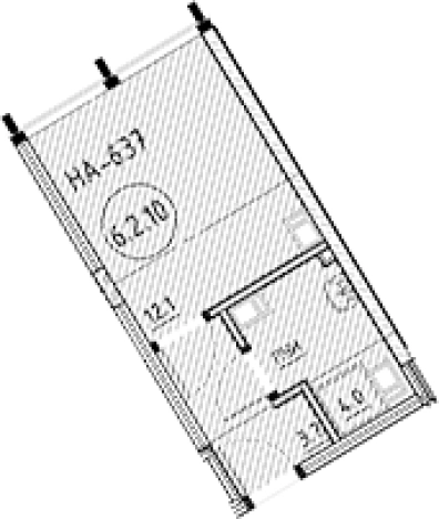 Купить Студию в ЖК МОСКО в Санкт-Петербурге. Вариант № 9148770, 0, площадь -  квм, цена 7812341 рублей