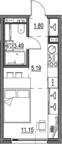 Купить квартиру в новостройках в ЖК Новая земля в Санкт-Петербурге. Вариант № 9149716, 0, площадь -  квм, цена 7653660 рублей