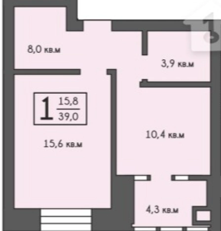 Купить квартиру в новостройках в Рязани. Вариант № 9819600, 0, площадь -  квм, цена 4300000 рублей